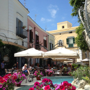 Island of Ischia - Forio, a view of the pretty, bustling centre
