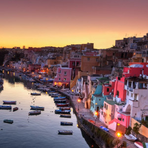 Island of Procida - The unbelievable colours of the village of Corricella