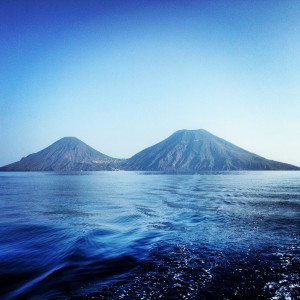 Salina - View from the sea