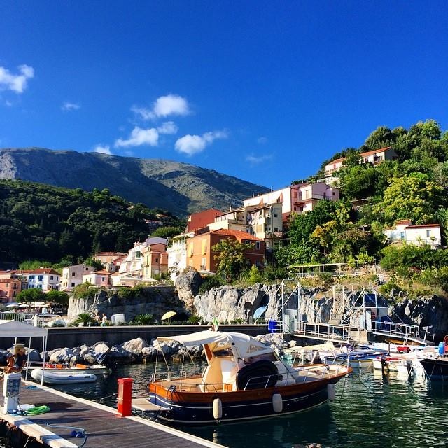 Maratea - A view inside the pretty port